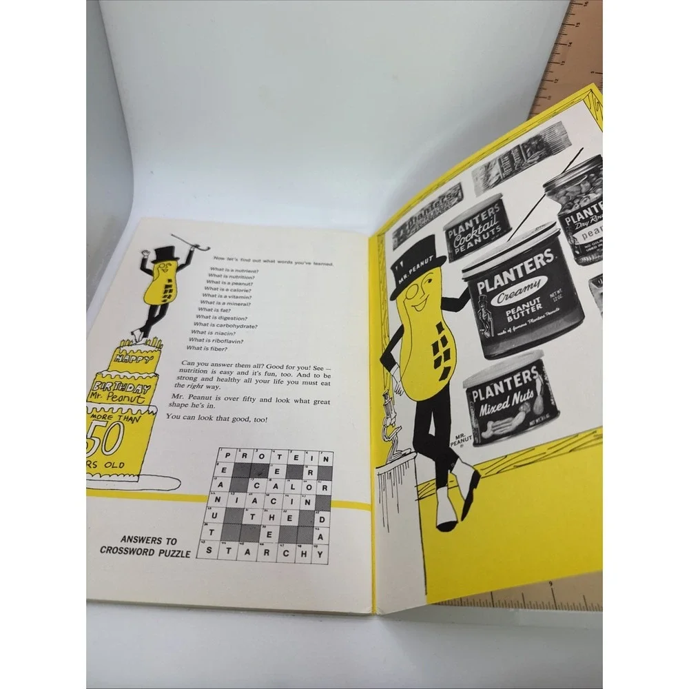 Mr. Peanut's Guide‎ To Nutrition Softcover Booklet 1970 Collector Book